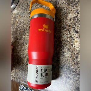 Stanley Red Insulated Tumbler with Flip Straw